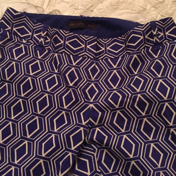 Straight leg purple and white pants! - Picture 3 of 4