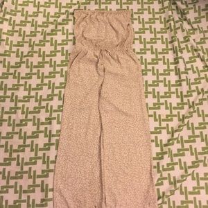 Super sexy tan jumpsuit from Loft.