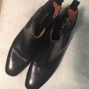 Black Prada Chelsea Boot