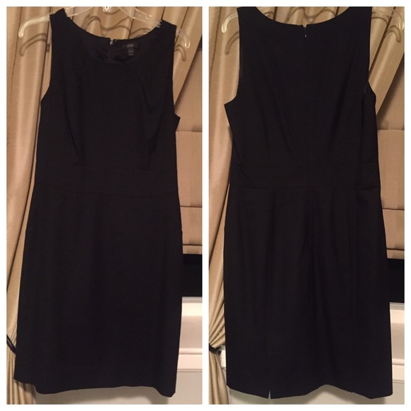 Black sheath dress