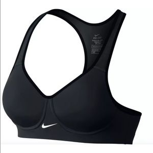 Nike Pro Rival Sports Bra Black High Support 38B