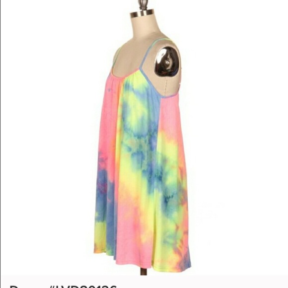 LAST ONE ☯ Tie dye swing dress - Picture 3 of 4