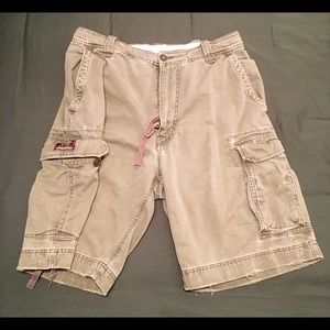 Abercrombie & Fitch Olive Green Cargo Shorts Sz 32
