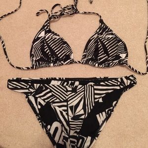 Volcom bikini, top and bottom.