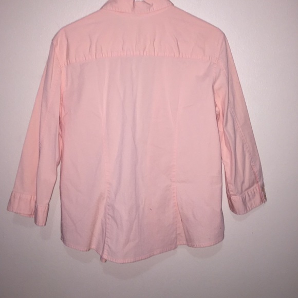 Peach button down - Picture 3 of 3