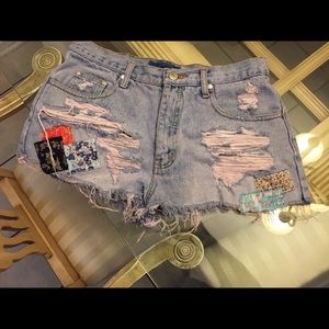 Jean short shorts
