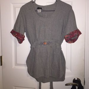 Gray blouse