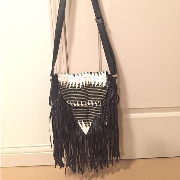 Ecote crossbody fringe bag