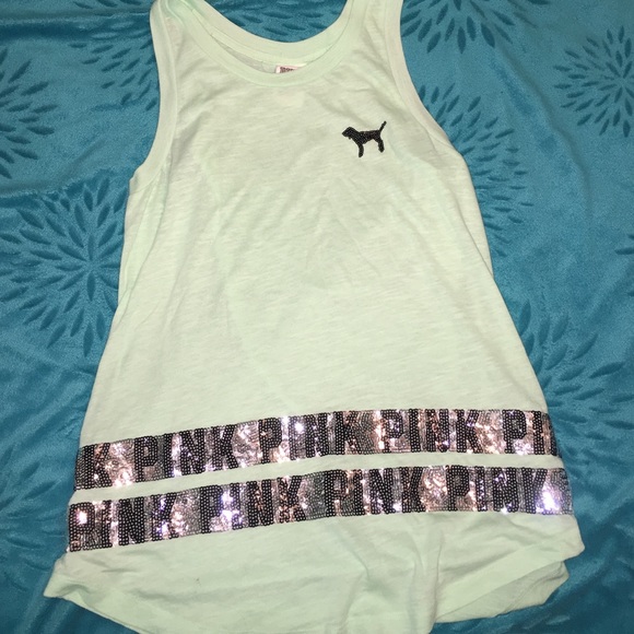 Sequin VS PINK tank