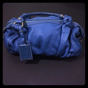 Bebe - colbalt blue-ish satchel handbag used/worn.