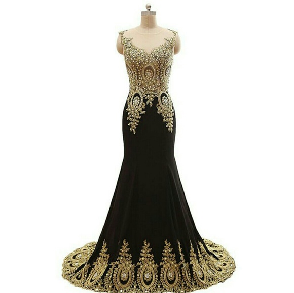 Dresses & Skirts - -Flash Sale-Black and Gold dress