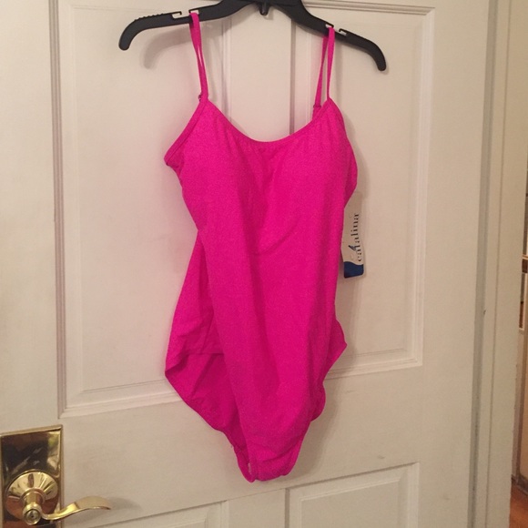 NWT pink one piece swimsuit