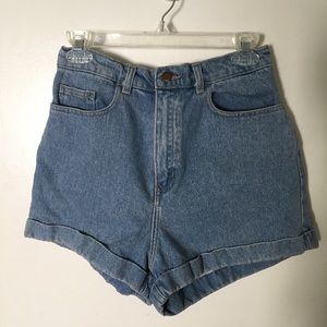 American apparel denim shorts