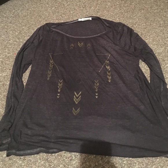 Maurices burnout top plus size 2