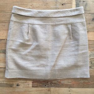 J. Crew Beige Linen Mini