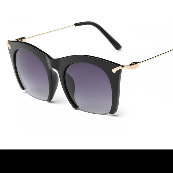 Cat eye half rim sunglasses, high quality - Picture 4 of 4