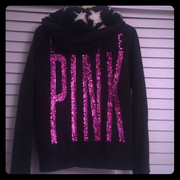 Limited Edition sequin/fur PINK jacket