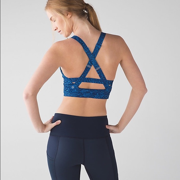 lululemon athletica Other - Lululemon Pure Practice sport bra Hero Blue 8