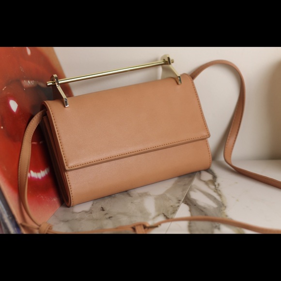 Blush Pink Clutch Crossbody Bag