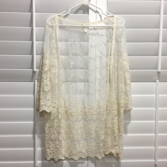 Lace cover up