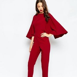 ASOS tall cape sleeve jumpsuit