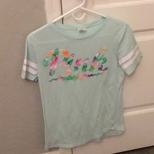 VS PINK LIGHT BLUE TSHIRT