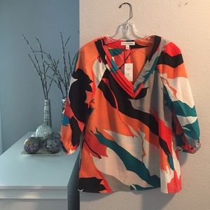 NWT Banana Republic v-neck blouse