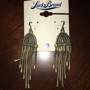 NWT Gold Dangle Earrings