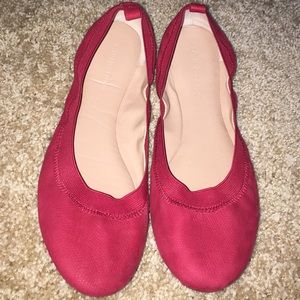 Banana Republic Red Abby Ballerina Flats