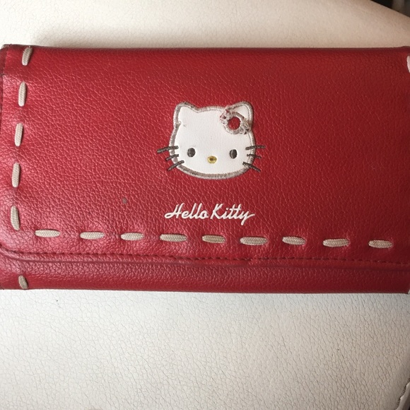 Hello kitty red wallet