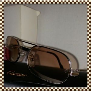 CARTIER  VINTAGE "SANTOS" "must" SUNGLASSES
