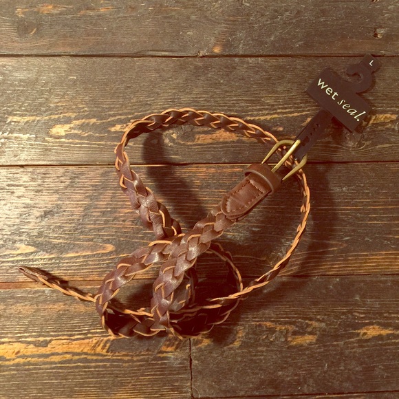 New Braided Leather Belt