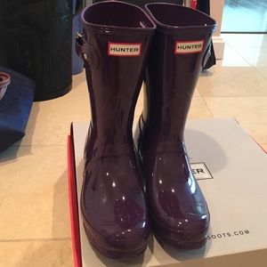 Hunter short Wellington in bright plum