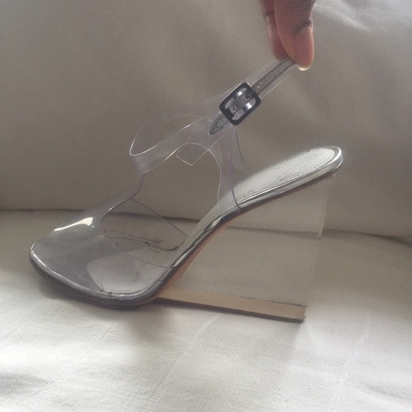 ✨ Miason Martin Margiela Clear Wedge Sandals ✨