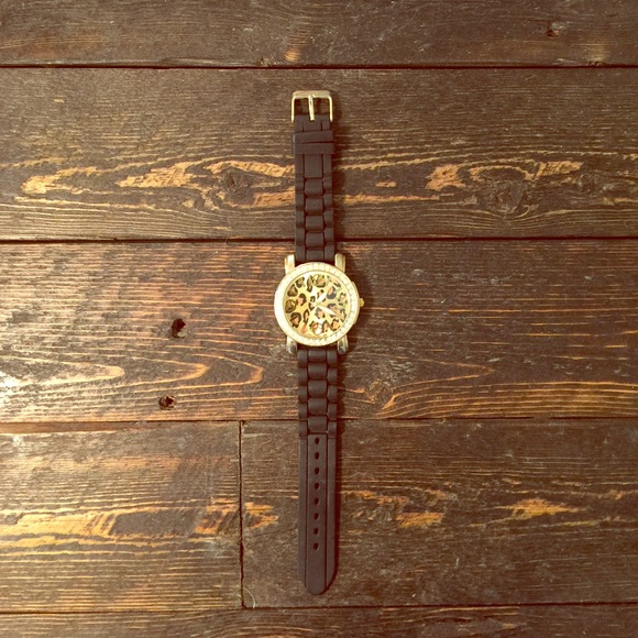 Leopard Rhinestone Watch