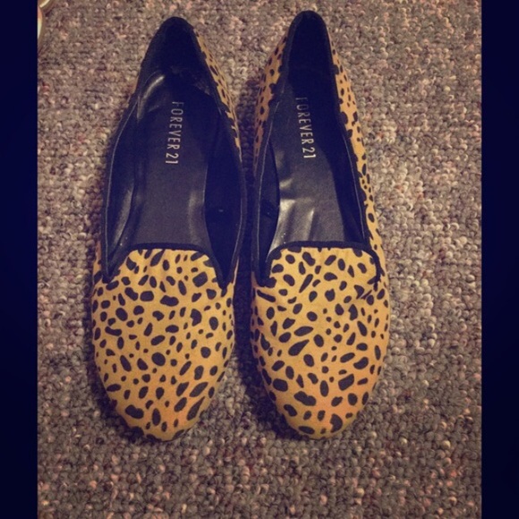 ❌SOLD❌ Forever 21 Leopard Flats