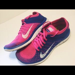 Nike Free 4.0 Flynits, size 7