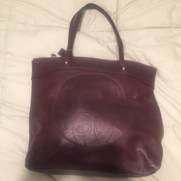❌SOLD❌ Authentic leather coach  bag