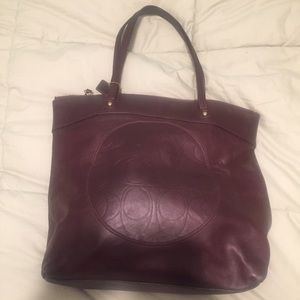 ❌SOLD❌ Authentic leather coach  bag