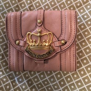 Juicy Couture Pink Leather Wallet