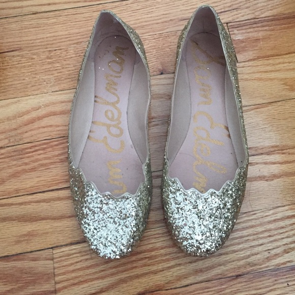 Sam Edelman Shoes - Gold Sam Edelman flats