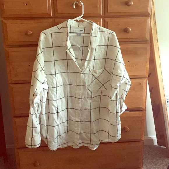 Old Navy Boyfriend Button Up