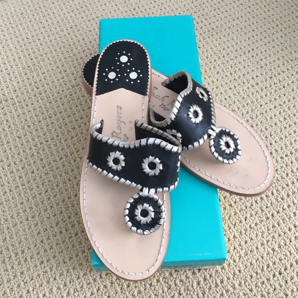 Black/Platinum Palm Beach Navajo Jack Rogers