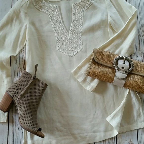 Tommy Bahama Tops - Elegant linen tunic