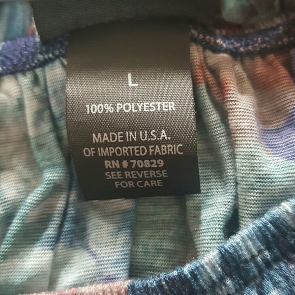 Rue 21 Floral Banded Shirt Size L - Picture 3 of 3