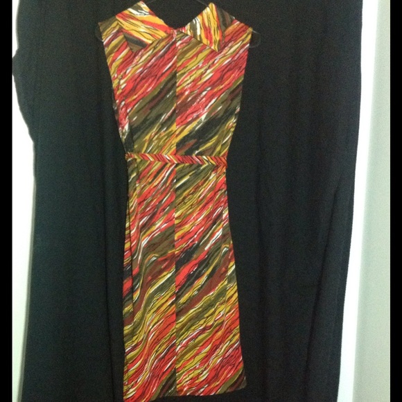 60s/70s Saks Fifth Avenue sleeveless dress - Picture 3 of 4