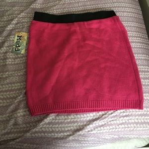 Pink cute mini skirt
