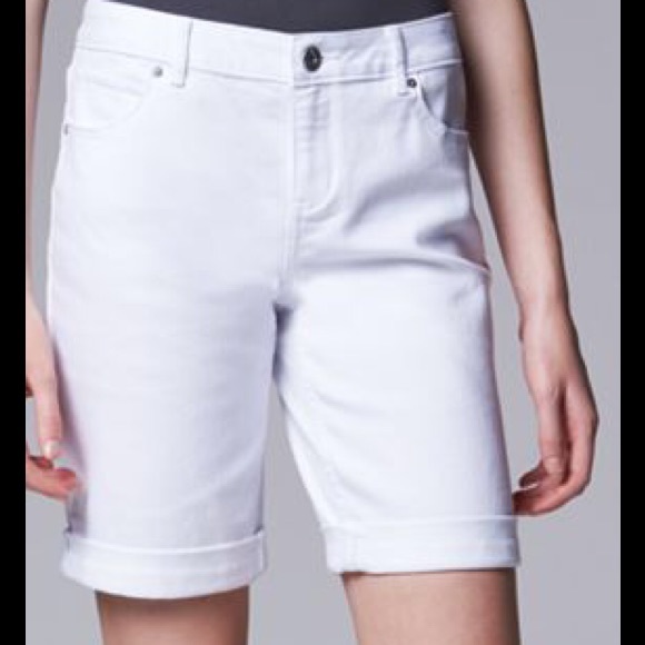 NWT - Vera Wang/simply Vera Boyfriend shorts