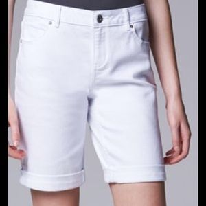 NWT - Vera Wang/simply Vera Boyfriend shorts