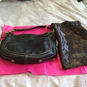 Coach Shoulder Bag with Dust Cover